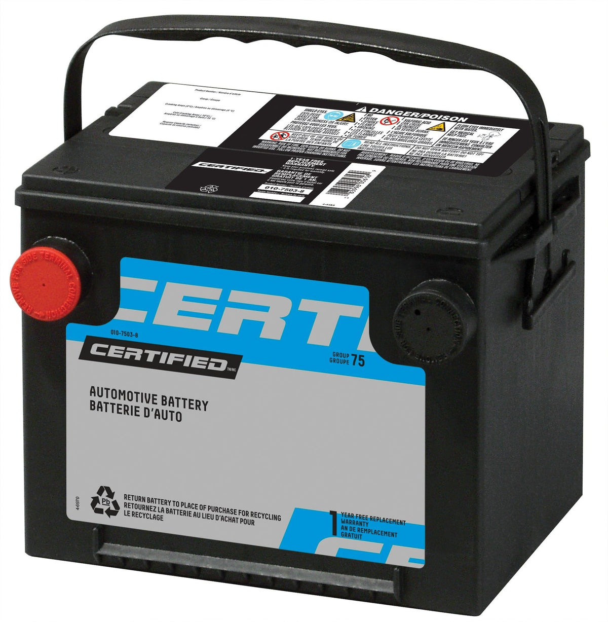 YELLOWTOP 9040-218 Group Size 35 Dual Purpose AGM Battery, 620 CCA