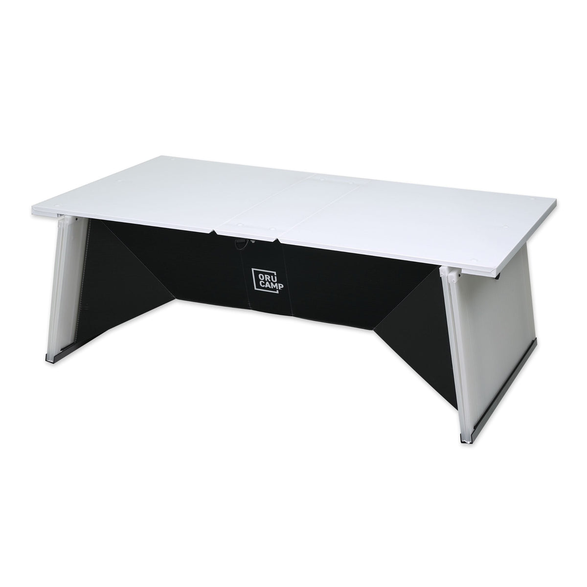 Camp Black Foldable Switch Table with Built-in Storage