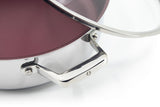 Professional Non-Stick Clad Jumbo Cooker, Burgundy, 5-L