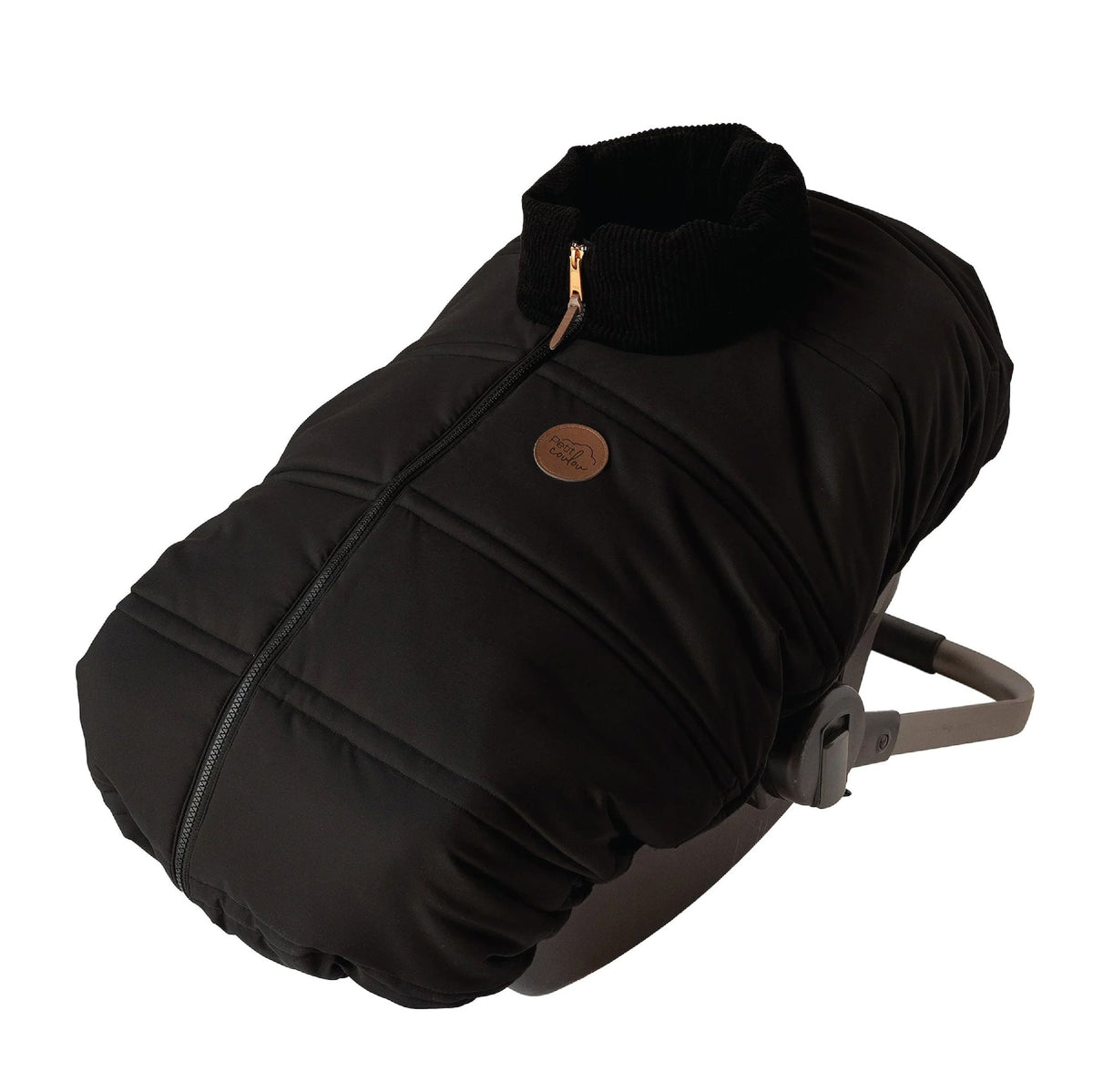 Lightweight Baby Car Seat Cover, Mid Season (-5°C to 15°C), Black