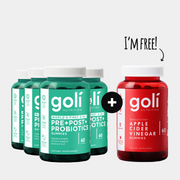 Goli Pre+Post+Probiotics Gummy Bundle — 4 Probiotics +, Vegan Digestive Support