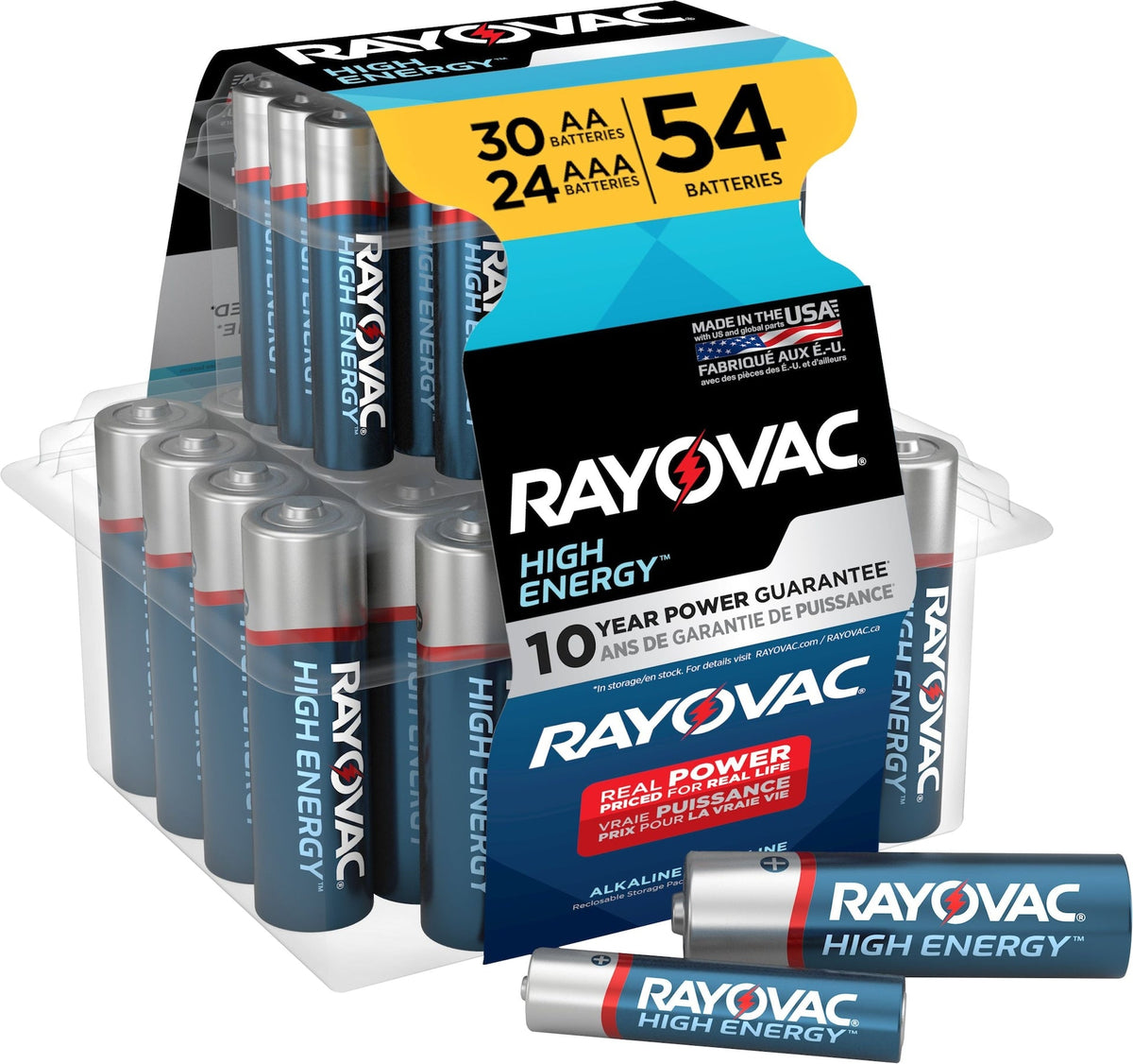 AA30/AAA24 Battery Combo Pack, 54-pk