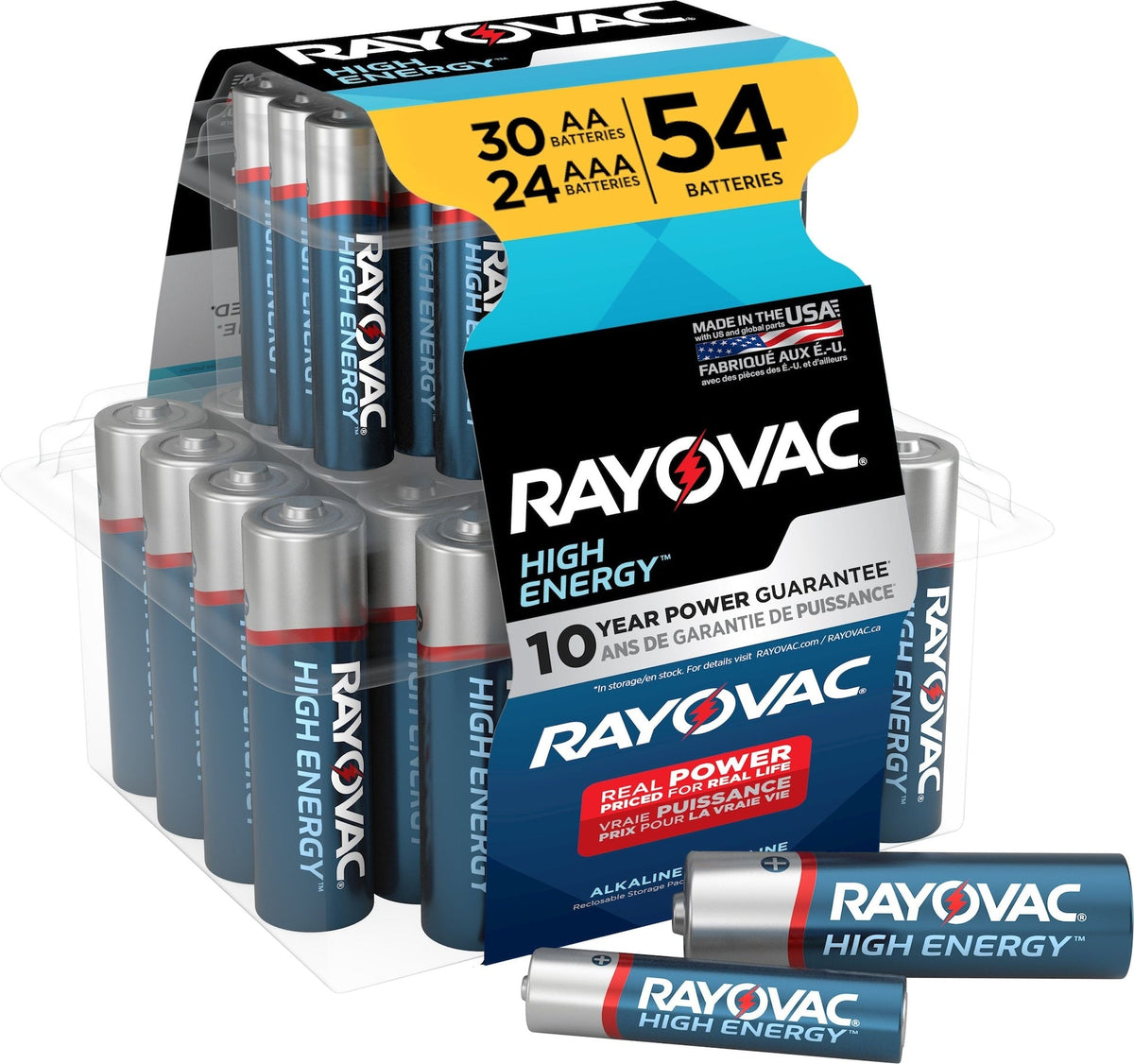 AA30/AAA24 Battery Combo Pack, 54-pk