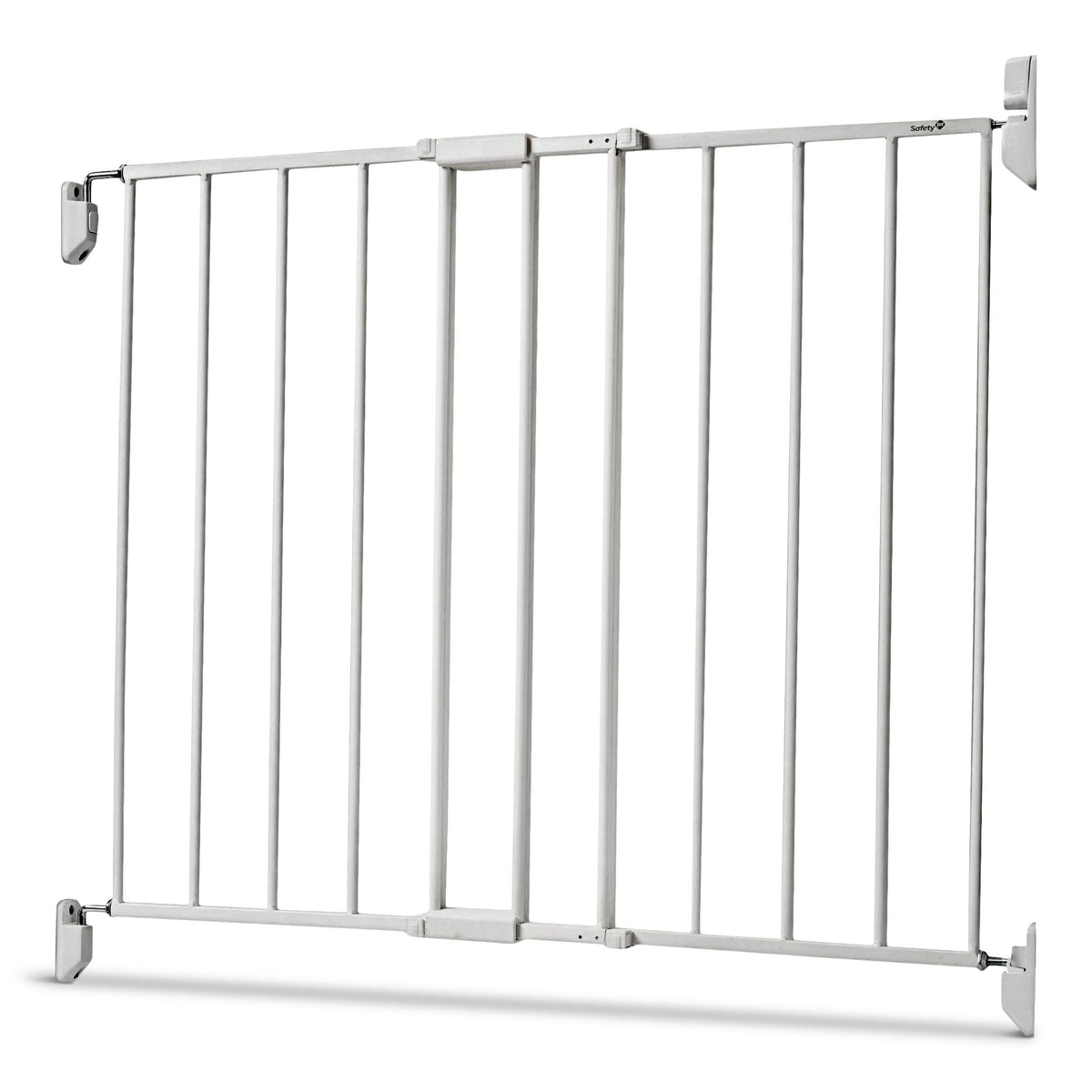 Top of Stairs Metal Gate, White