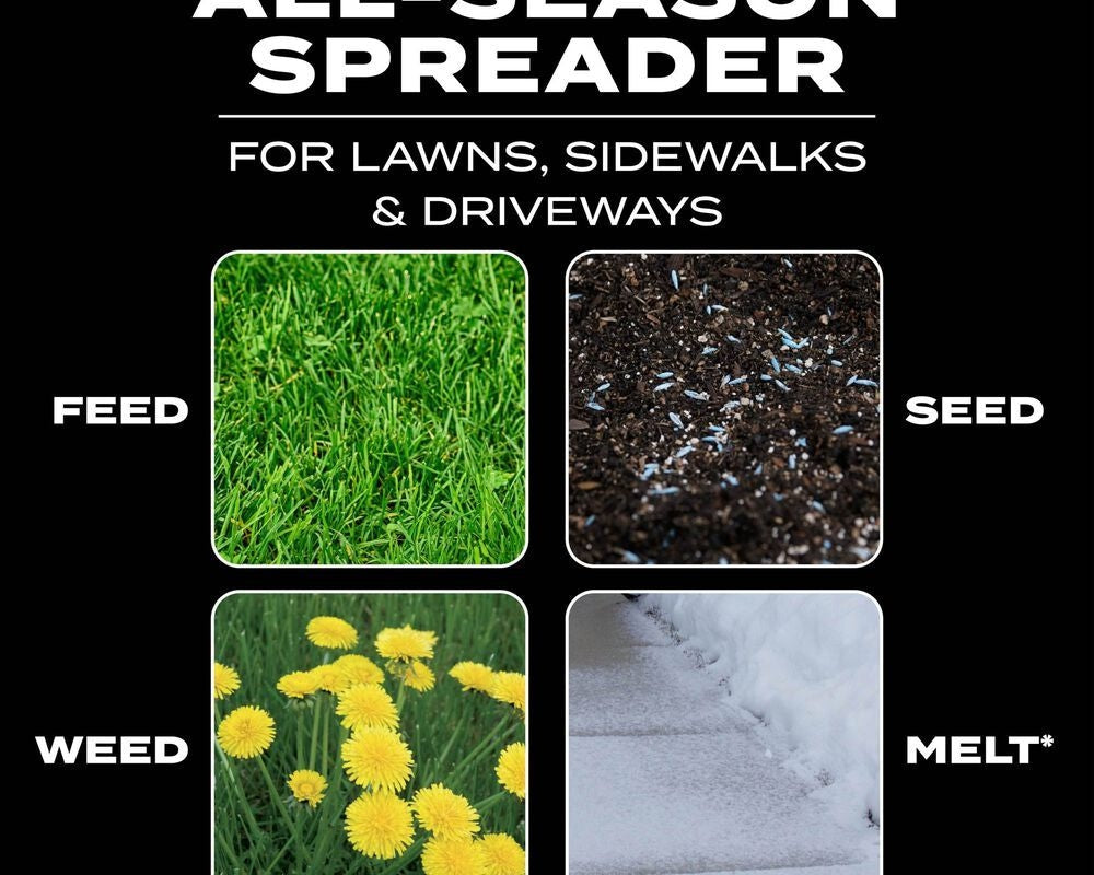 Turf Builder Mini Edgeguard Broadcast Spreader, 5,000 sq. ft.