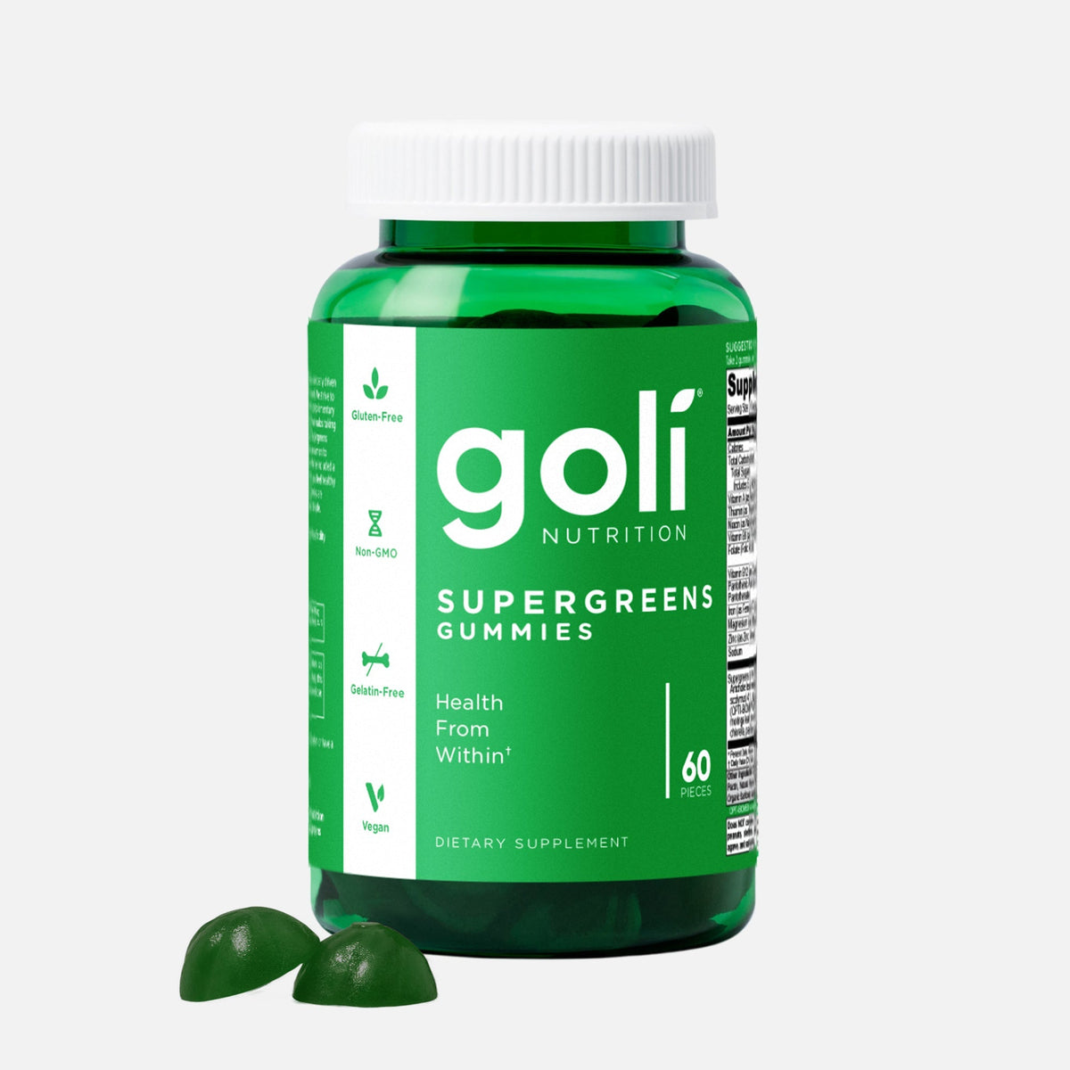 Goli Supergreens Gummies — Artichoke Leaf Extract with Essential Vitamins