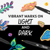 Creative Markers, Fine Tip, 5 Pieces, Assorted Colours
