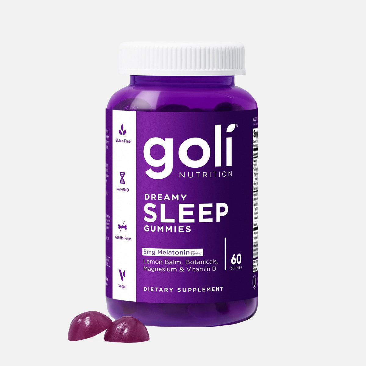 Goli Sleep Gummies — Melatonin with Lemon Balm, Magnesium & Vitamin D