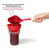 Half Pint Dishwasher Safe Canning Ladle, Red