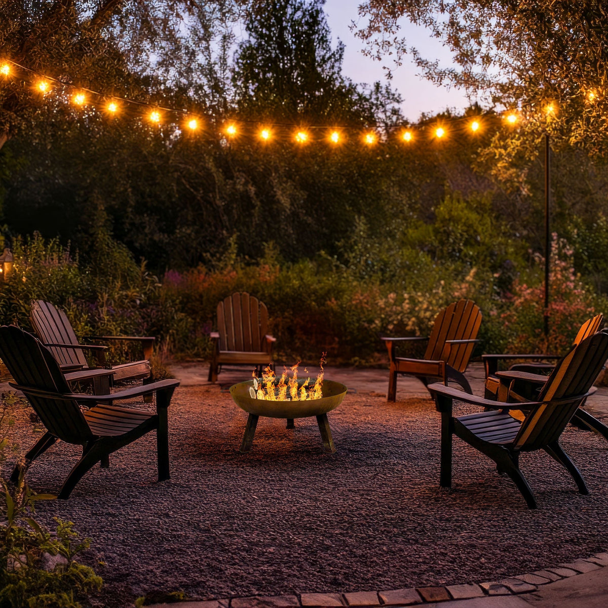 Decor Rustic Cast Iron Fire Bowl, 30-in