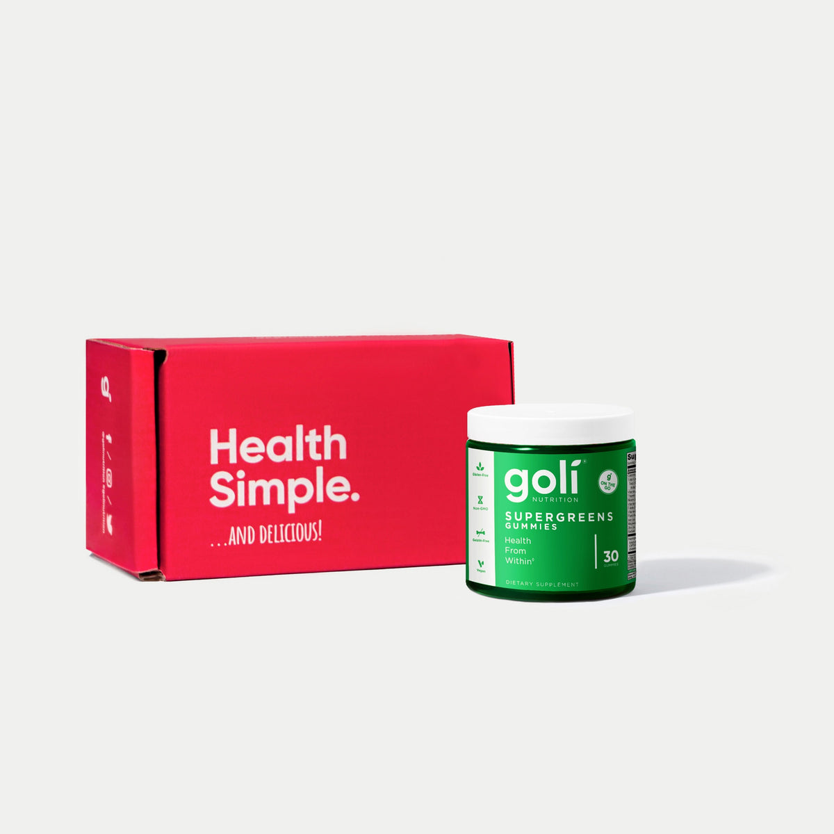 Goli Supergreens Gummies - 30 Count — Artichoke Leaf Extract with Essential Vitamins