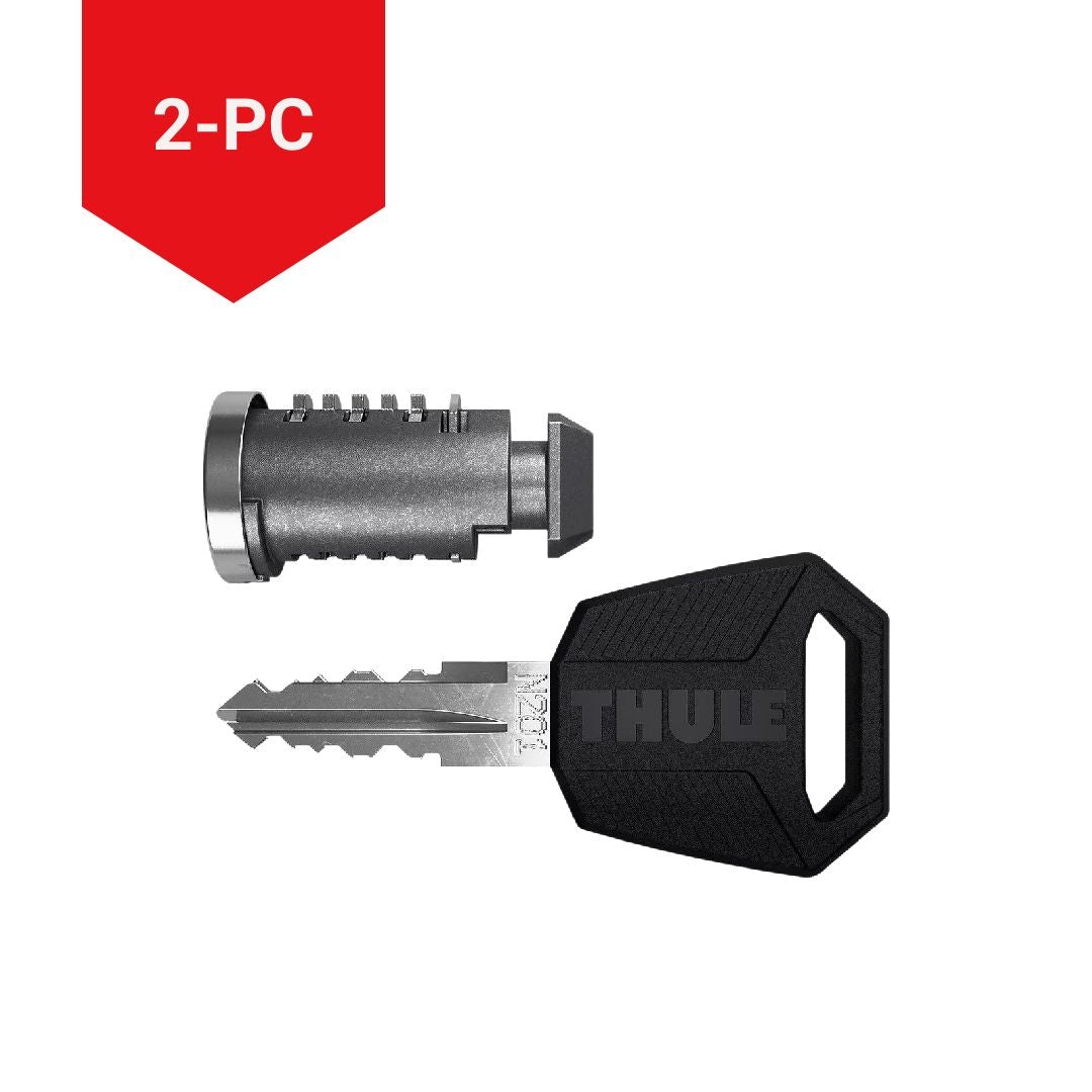 One-Key Lock System, 2-pk, Black