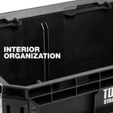 Auto-Locking Tool Storage Crate