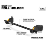 Roll Holder for Toolbox, Black, 35-lb