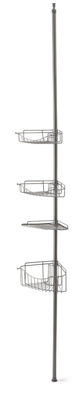 Type A 4-ShelvesRust-Resistant Adjustable Tension Pole Shower Caddy