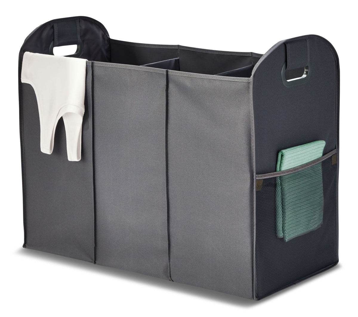type A Ease Trio Collapsible Laundry Sorter, Grey