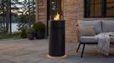 LP Gas Fire Column with LED Glow Ring