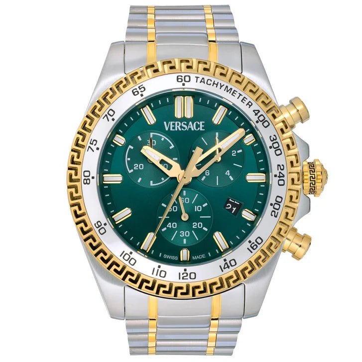 Versace Chrono X Green Dial Men's Watch K3753