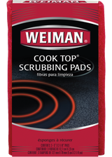 No Scratch Cooktop Scrubbing Pads for Ceramic and Glass Ranges, 3-pk