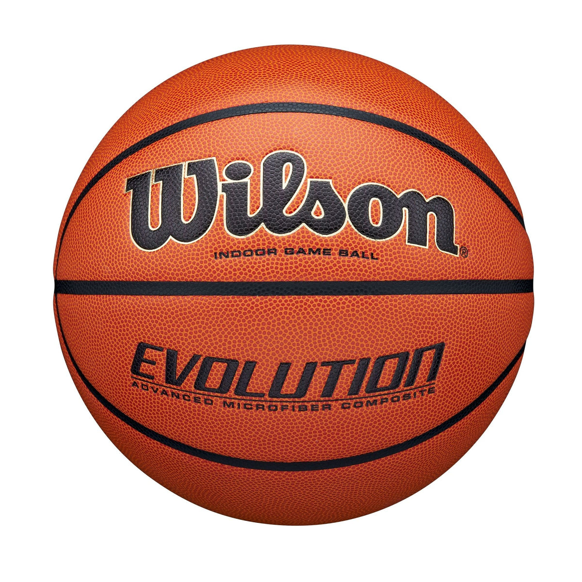 Evolution Indoor Composite Game Basketball, Size 6, Brown