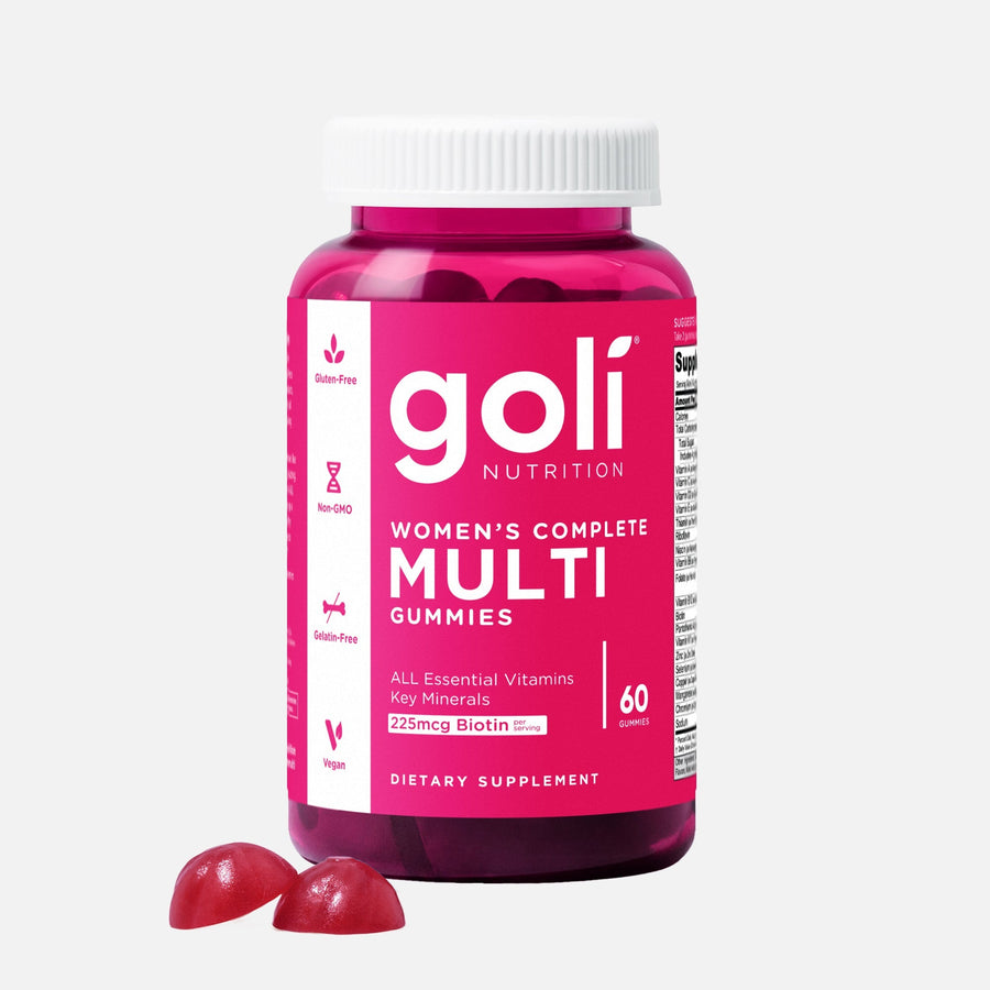 18 Nutrients With Biotin — Goli Nutrition Women's Multi Gummies, 24-Bottle Case Pack