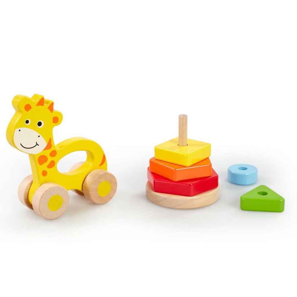6-in-1 Wooden Game/Toy Gift Set for Ages 3+